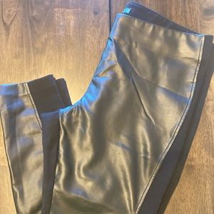 Ralph Lauren Black Leather Equestrian Pants Sz12